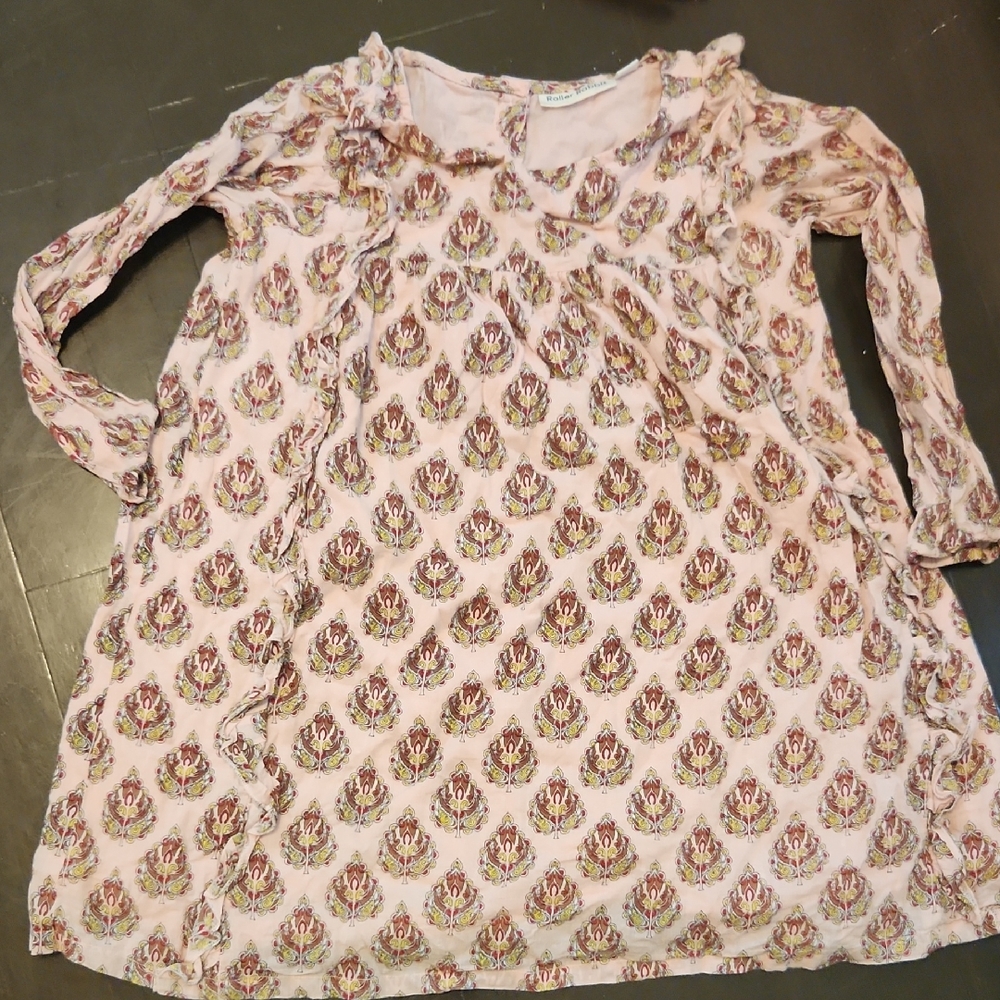 Roller Rabbit Pink and Printed Patterned Dress